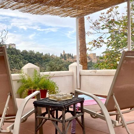 Cueva Con Vistas A La Alhambra Apartman Granada Kültér fotó