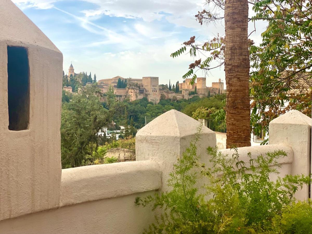 Cueva Con Vistas A La Alhambra Apartman Granada Kültér fotó